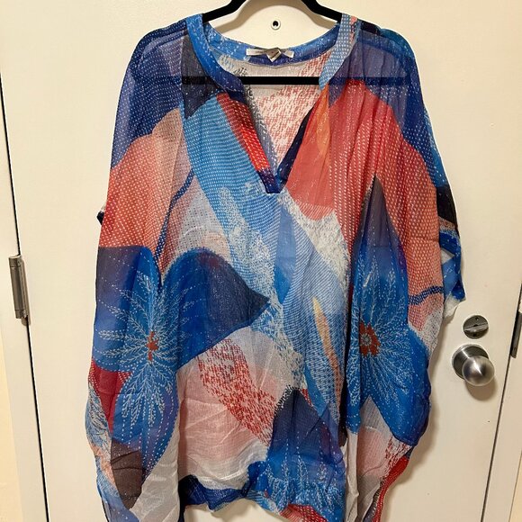 Diana Von Furstenberg Fleurette Silk Dress in Batik - Picture 1 of 3